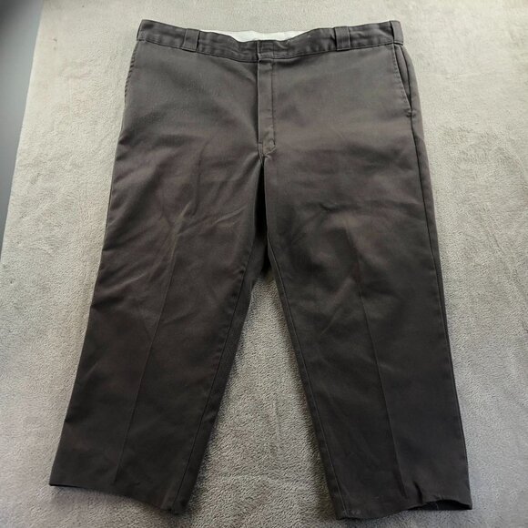 Dickies Mens Work Pants Size 43x25 Measured 874 Original Fit Brown Straight Leg - Picture 11 of 12